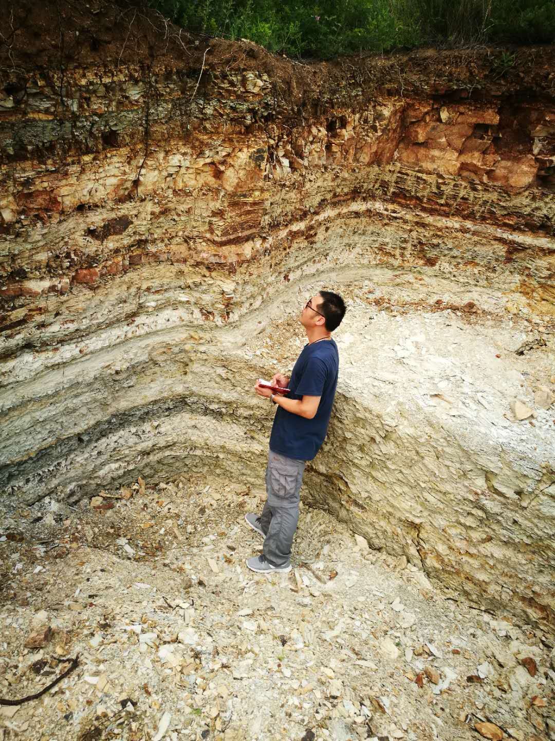 Field Work onCretaceous strata-Xuri Wang